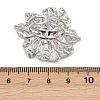 Adjustable 304 Stainless Steel Cuff Rings for Women LS-RJEW-B135-04P-3
