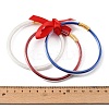 Independence Day PVC Plastic Glitter Powder Multi-Strand Bangles PL-H002-01B-2