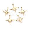 Brass Pendant Cabochon Settings KK-ZX025-81G-1