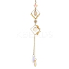 Iron Rhombus & Natural Citrine Suncatchers HJEW-F025-04G-02-1