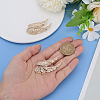 2Pcs Angel Wings Zinc Alloy Rhinestone Brooches for Backpack Clothes Wedding Party JEWB-WR0001-12G-3