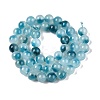 Dyed Natural White Jade Beads Strands G-T138-8mm-210-7-2