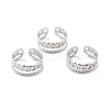 Tarnish Resistant 304 Stainless Steel Finger Rings RJEW-L102-34P-1