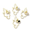 Glass Paper Plane Pendant PALLOY-K001-075G-1