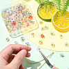 100Pcs Luminous & Two Tone Transparent Resin Charms PALLOY-CJ00112-5