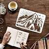 Plastic Reusable Drawing Painting Stencils Templates DIY-WH0202-260-3