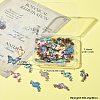 40Pcs 10 Styles Printed Alloy Pendants FIND-CJ0001-96-9