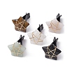Wire Wrapped Star Natural Gemstone Car Air Vent Clips JEWB-BR00138-1