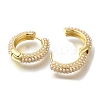 Rack Plating Ring Brass Hoop Earrrings EJEW-L097-03G-2