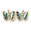 Brass Clear Cubic Zirconia Pendants KK-R210-12G-02-1