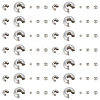 304 Stainless Steel Crimp Beads Covers STAS-UN0011-90P-1