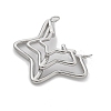 304 Stainless Steel Pendants STAS-L281-009P-2
