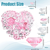1100Pcs Acrylic Rhinestone Pointed Back Cabochons GACR-SP0001-05C-2