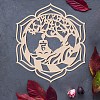 Laser Cut Wooden Wall Sculpture WOOD-WH0105-007-3