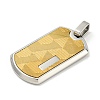 Ion Plating(IP) 304 Stainless Steel Pendants STAS-F307-15G-2