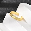 Brass Cuff Open Rings RJEW-C159-01G-3