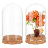 Glass Dome Cover LS-DJEW-WH0043-64A-1