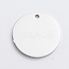 304 Stainless Steel Quote Pendants LS-STAS-WH0014-02P-2