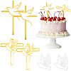 Acrylic Mirror Cake Toppers FIND-CN0001-45-1