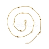 Brass Satellite Chains Necklace for Women NJEW-P265-17G-3