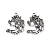 Tibetan Style Alloy Pendant Enamel Settings PALLOY-N160-49AS-1