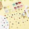 180Pcs 12 Styles Spray Painted Resin Cabochons MRMJ-FS0001-03-7
