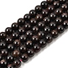 Natural Garnet Gemstone Bead Strands G-R263-6mm-1