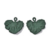 Spray Painted Alloy Pendants PALLOY-T077-118B-RS-2