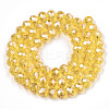 Electroplate Glass Beads Strands EGLA-A034-T3mm-A04-2