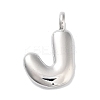 Rack Plating Brass Balloon Letter Pendants X-KK-C050-01P-J-1