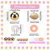 Handmade Polymer Clay Beads with CCB Plastic Beads  Jewelry Making Findings Kit DIY-SC0025-50-2