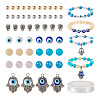 DIY Evil Eye Bracelet Making Kit DIY-FW0001-33-3