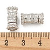 925 Sterling Silver Micro Pave Cubic Zirconia Screw Clasps STER-U001-05A-P-3