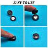 240Pcs 8 Colors PE Plastic Hinged Screw Covers CABI-CL0001-01-6