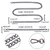 Aluminum Curb Chain Bag Handles FIND-PH0002-13B-2