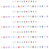 1400Pcs 3 Styles White Opaque Acrylic Beads MACR-PA0001-31-7