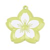 Spray Painted Alloy Big Pendants PALLOY-T092-81D-1