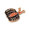 Thanksgiving Day Golden Tone Alloy Enamel Pendants LS-ENAM-M002-02H-G-2
