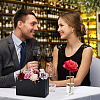 12Pcs 2 Colors Kraft Paper Bouquet Storage Tote Bags ABAG-BC0001-67-5