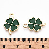 Rack Plating Alloy Enamel Pendants ENAM-N055-088-06LG-3