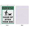 UV Protected & Waterproof Aluminum Warning Signs AJEW-GL0001-05C-06-2