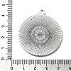 Flat Round Tibetan Style Pendant Cabochon Settings LS-TIBE-C067kg-01AS-NR-3