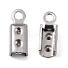 Tarnish Resistant 304 Stainless Steel Folding Crimp Ends STAS-R065-36-2
