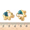 304 Stainless Steel Enamel Pendants X1-STAS-I346-18G-02-3