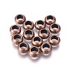 Tibetan Style Rondelle European Beads TIBEB-482-R-NR-1