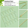 Unicraftale 160Pcs 4 Style 316 Surgical Stainless Steel Earring Hooks STAS-UN0039-38-3