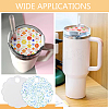 10Pcs Acrylic Heat Transfer Blanks Lid Decorations DIY-BC0013-71B-6