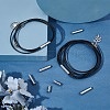 8 Sets 304 Stainless Steel Bayonet Clasps STAS-UN0037-38-2