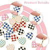 24Pcs 6 Styles Alloy Enamel Pendants ENAM-FS0002-37-2