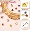 10Pcs 2 Styles 304 Stainless Steel Rhinestone Pendants STAS-YW0002-94-3